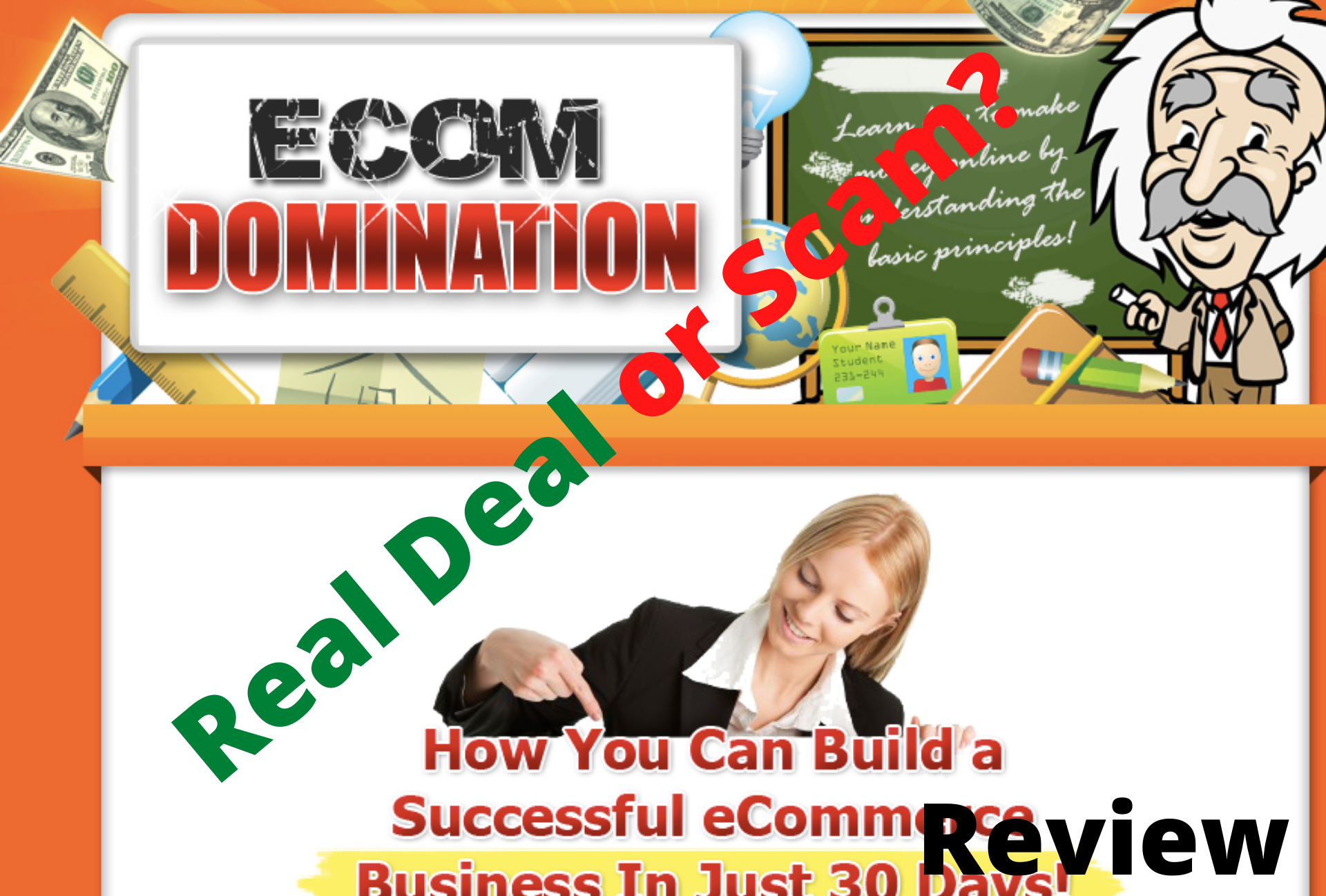Is eCom domination a Scam? eCom Domination homepage