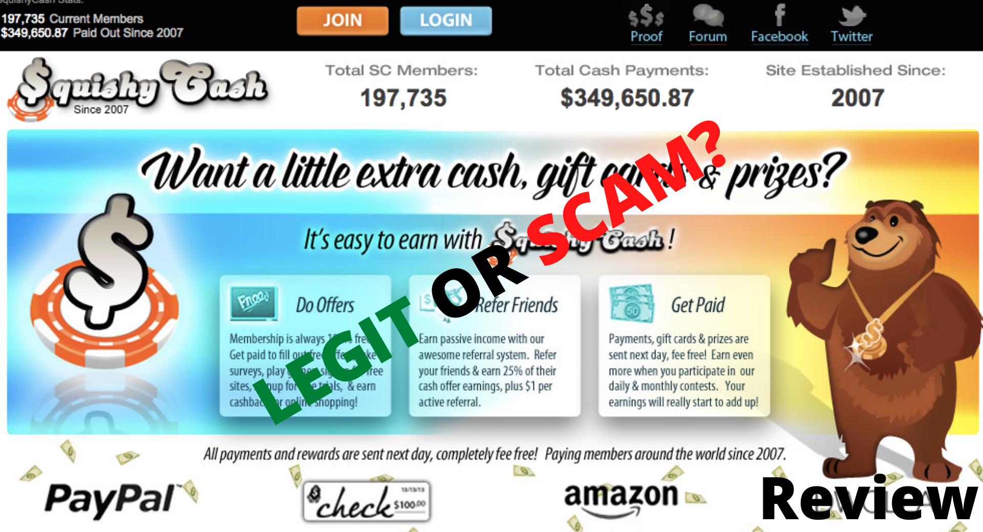 Squishy Cash review: Is Squishy Cash a Scam?