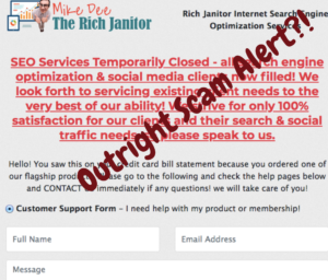Is Mike Dee and Rich Janitor a scam? Outright Scam alert?!