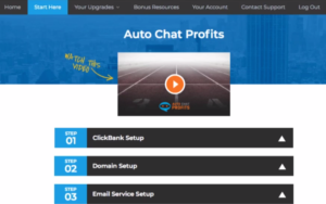 Auto Chat Profits Member's Area.