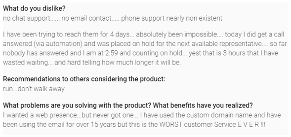 yahoo small business complaints