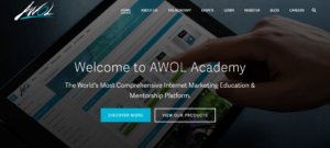awol academy frontpage