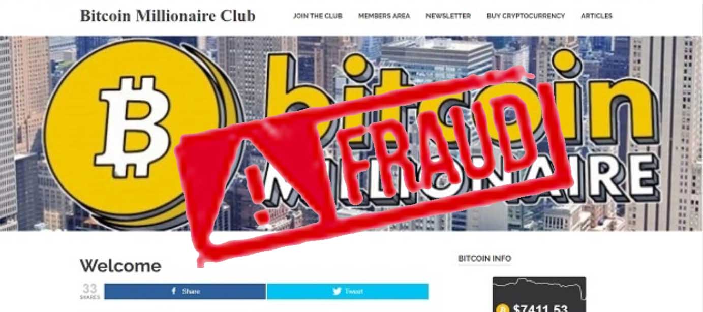 bitcoin millionaire club scam