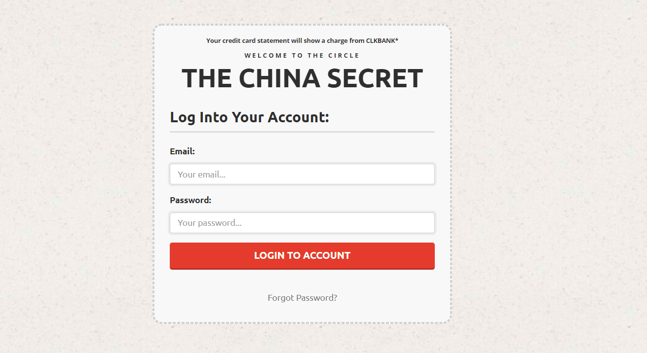 the china secret page