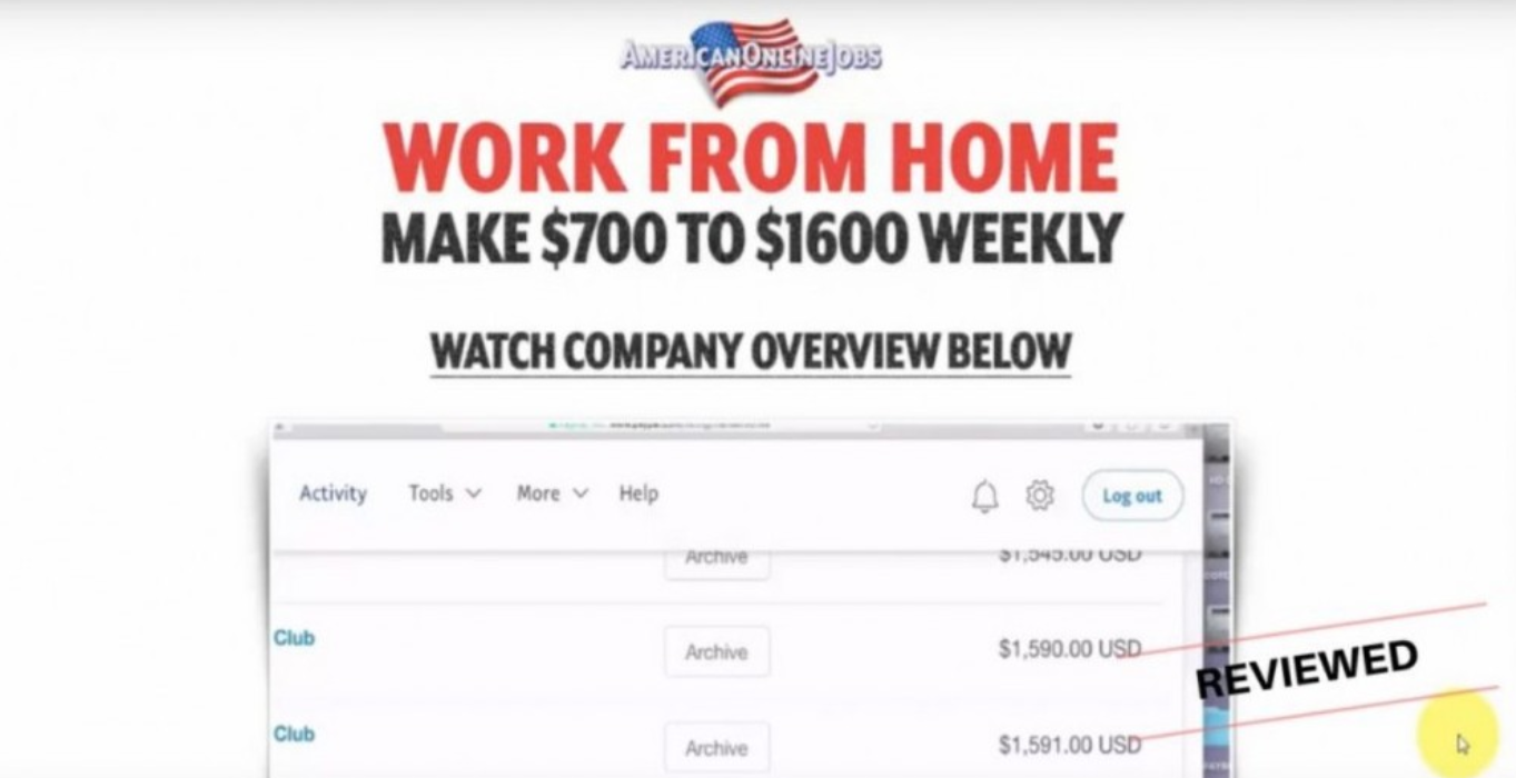 is american online jobs scam