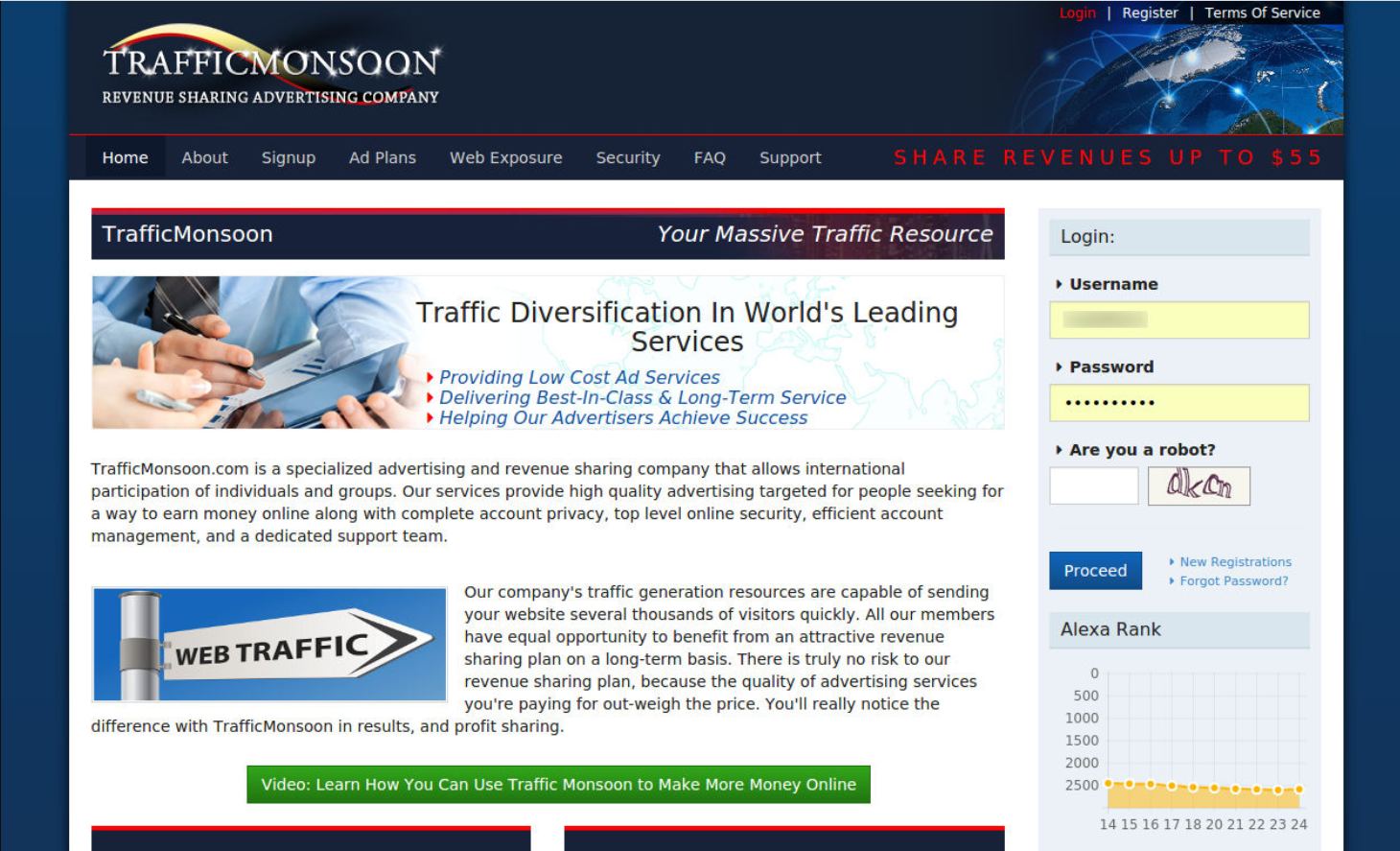 traffic monsoon review