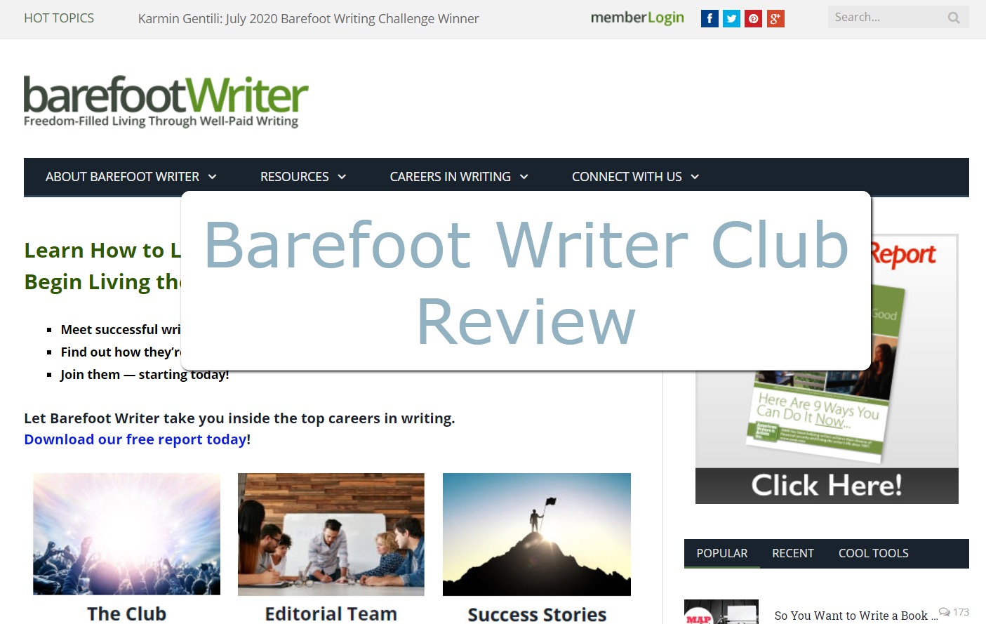 barefoot writer magazine