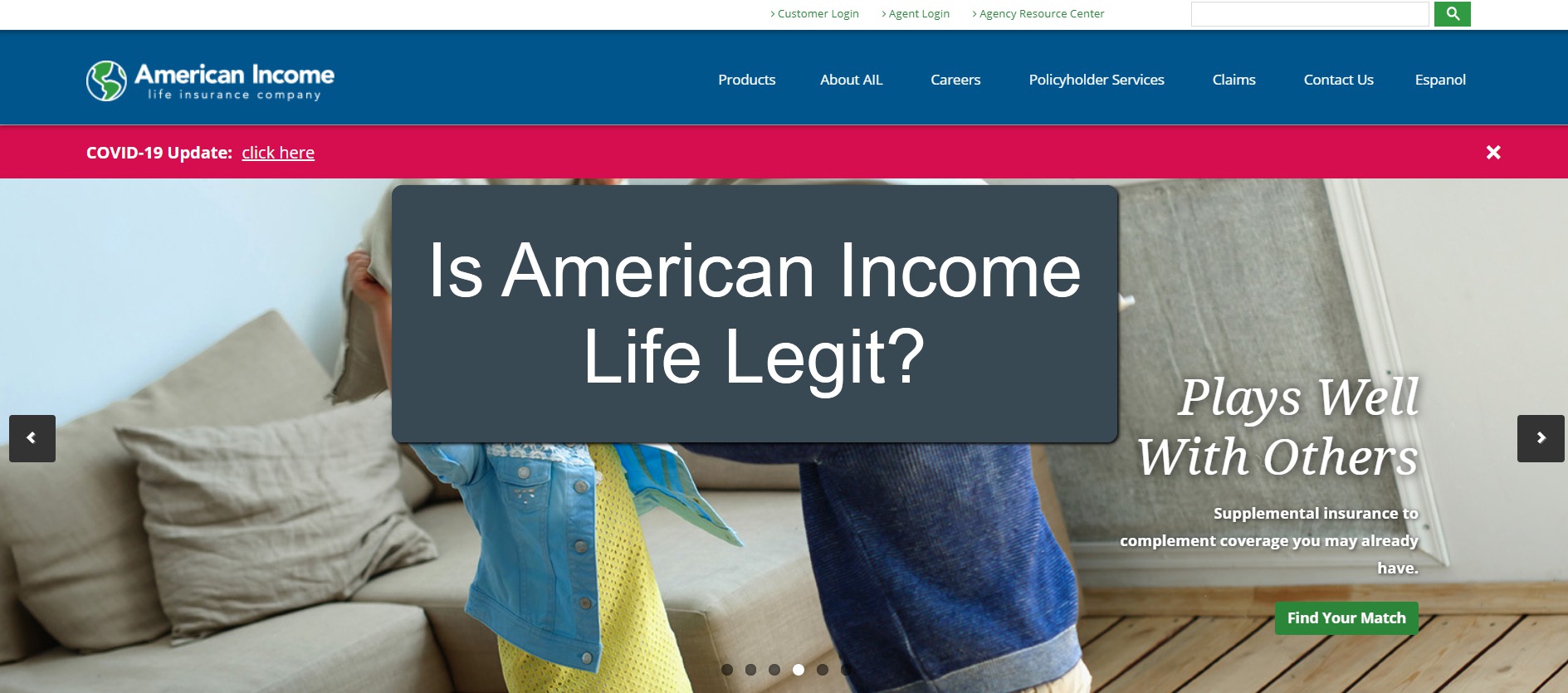American income life insurance job offer