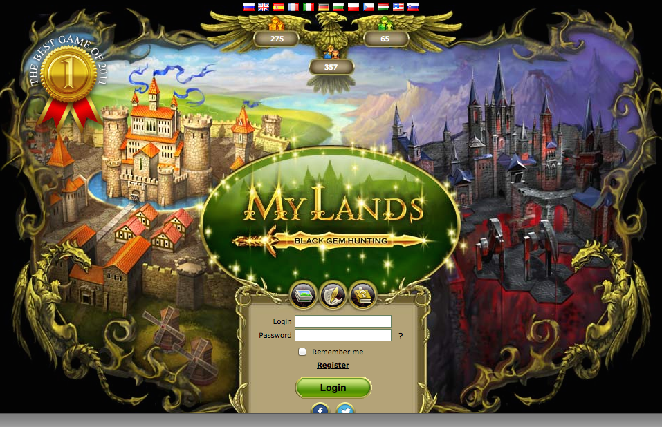 My Land Free Rewarding Game Site Home Page